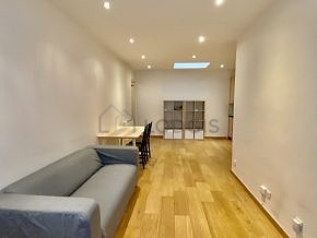 Living room with windows