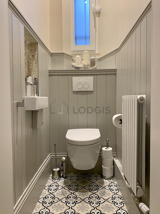Toilets separated from the bathroom