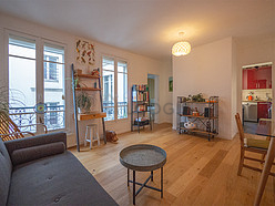 Wohnung Paris 18° - Wohnzimmer