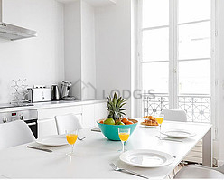 Appartement Paris 3° - Cuisine