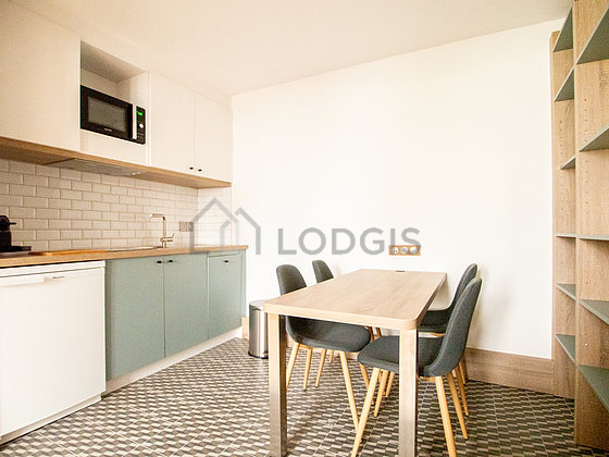 Great kitchen with tile floor
