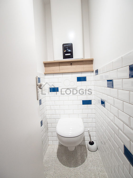 Toilets separated from the bathroom