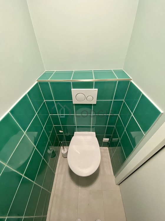Toilets separated from the bathroom