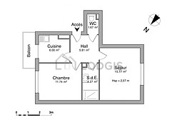 Apartamento Lyon 7° - Salaõ