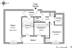 Apartamento Lyon 8° - Salón