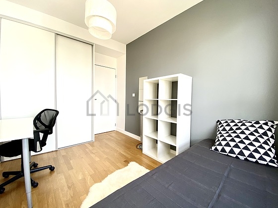 Bedroom with double-glazed windows