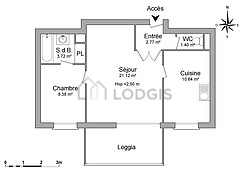 Wohnung Lyon 3° - Terasse