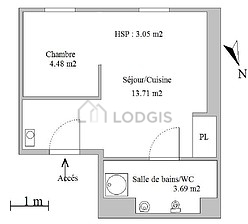 Appartement Lyon 2° - Séjour