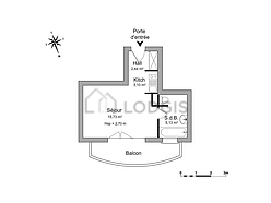 アパルトマン Lyon 8° - リビングルーム