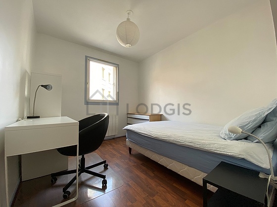 Bedroom with double-glazed windows