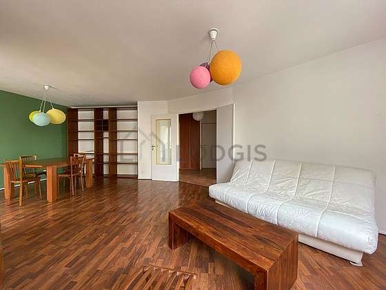 Living room furnished with 1 sofabed(s) of 140cm, sofa, coffee table, 1 chair(s)