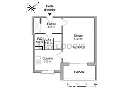 Apartamento Lyon 7° - Salón