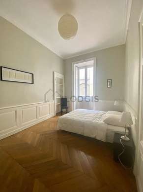 Bedroom with windows