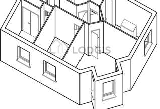 69006 - Lyon 2 Schlafzimmer Wohnung