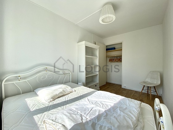 Bedroom with double-glazed windows