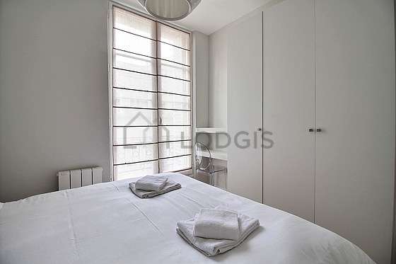 Bedroom with windows
