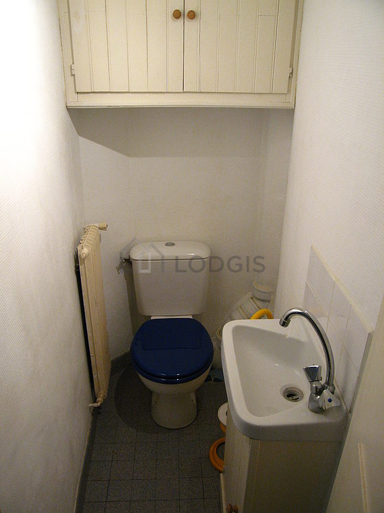 Toilets separated from the bathroom