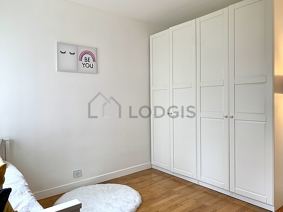 Bedroom with windows