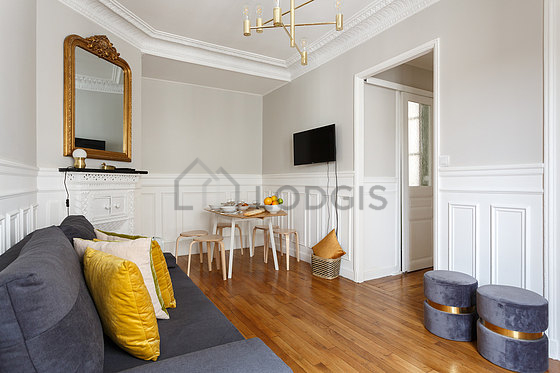 Living room with double-glazed windows