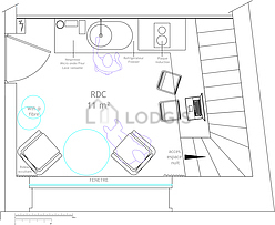 duplex Parigi 14° - Soggiorno
