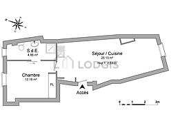 Apartamento Paris 20° - Salaõ