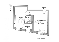 Wohnung Paris 17° - Wohnzimmer