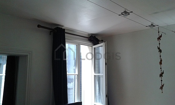 Living room with windows