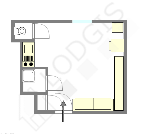 Apartment Paris 18° - Interactive plan
