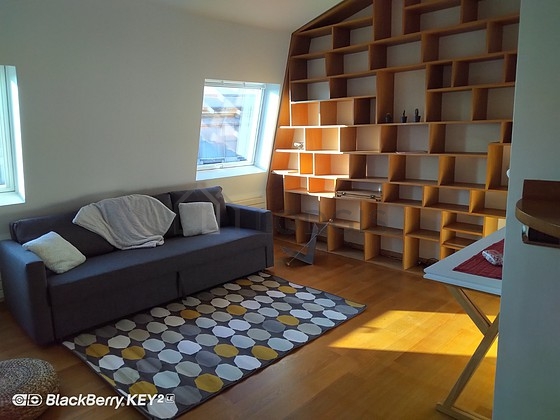 Living room with double-glazed windows