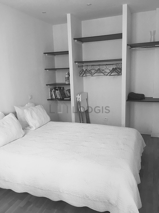 Bedroom with windows