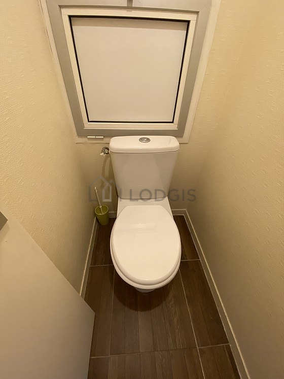 Toilets separated from the bathroom