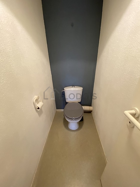 Toilets separated from the bathroom