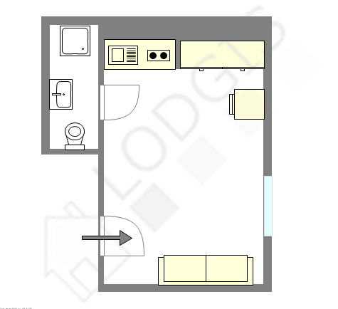 Apartment Paris 3° - Interactive plan