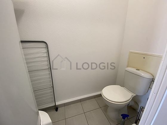 Toilets separated from the bathroom