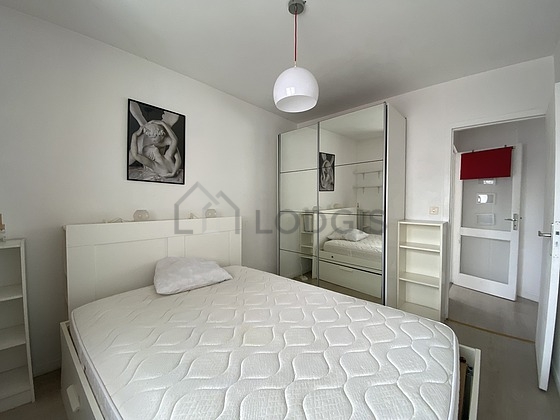 Bedroom with windows