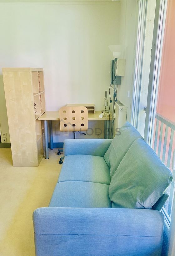 Living room with windows