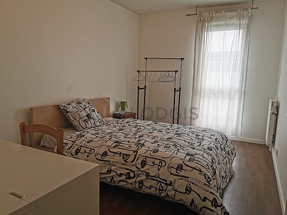 Bedroom with double-glazed windows