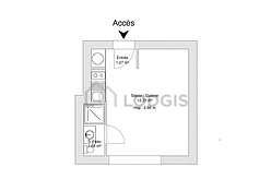 Wohnung Toulouse Centre - Wohnzimmer