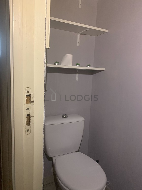 Toilets separated from the bathroom