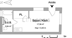 Apartamento Toulouse Centre - Salaõ