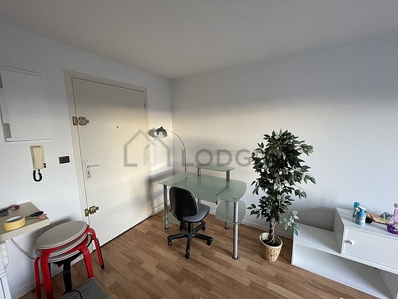 Living room with windows