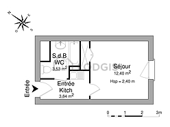 Apartamento Toulouse Centre - Salón