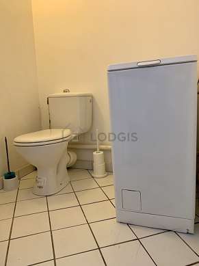 Toilets separated from the bathroom