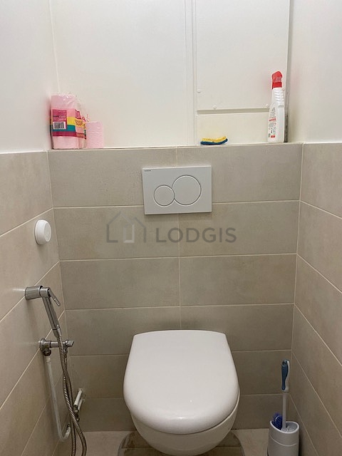 Toilets separated from the bathroom