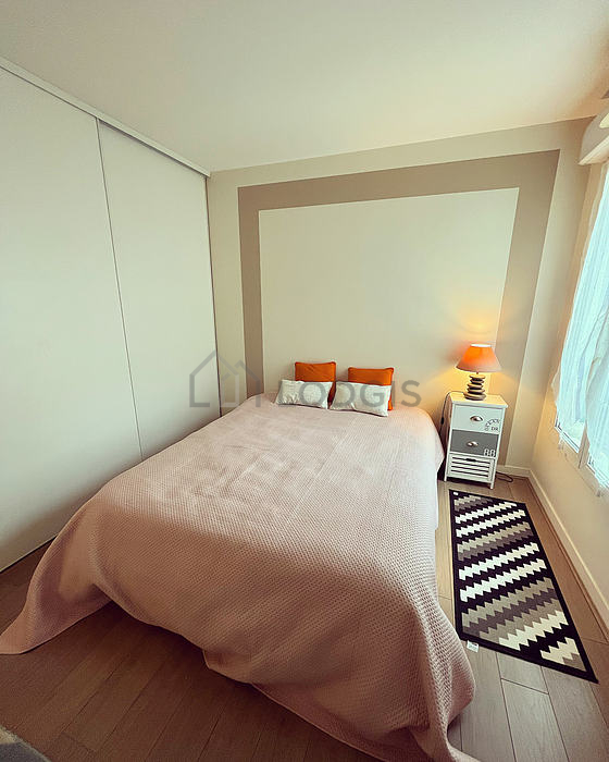 Bedroom with windows