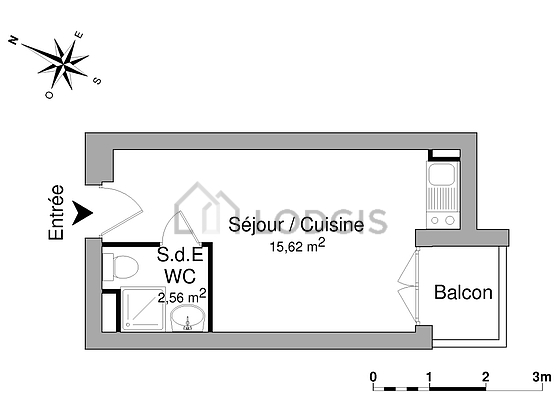 Appartamento Hôpitaux-Facultés - 