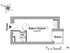 Apartamento Hôpitaux-Facultés - Casa de banho