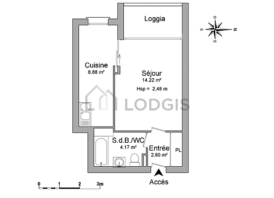 Appartamento Montpellier Centre - 