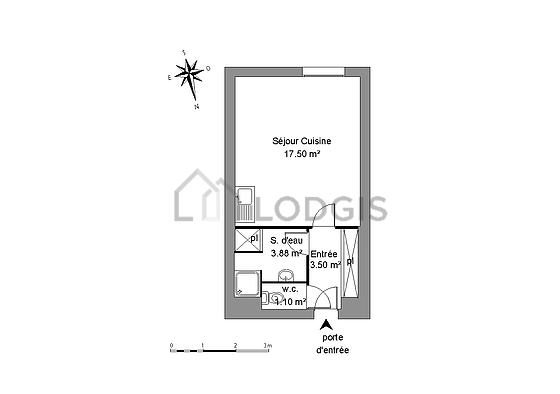 Apartamento Hôpitaux-Facultés - 