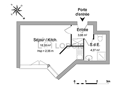 Wohnung Grand Montpellier - Badezimmer